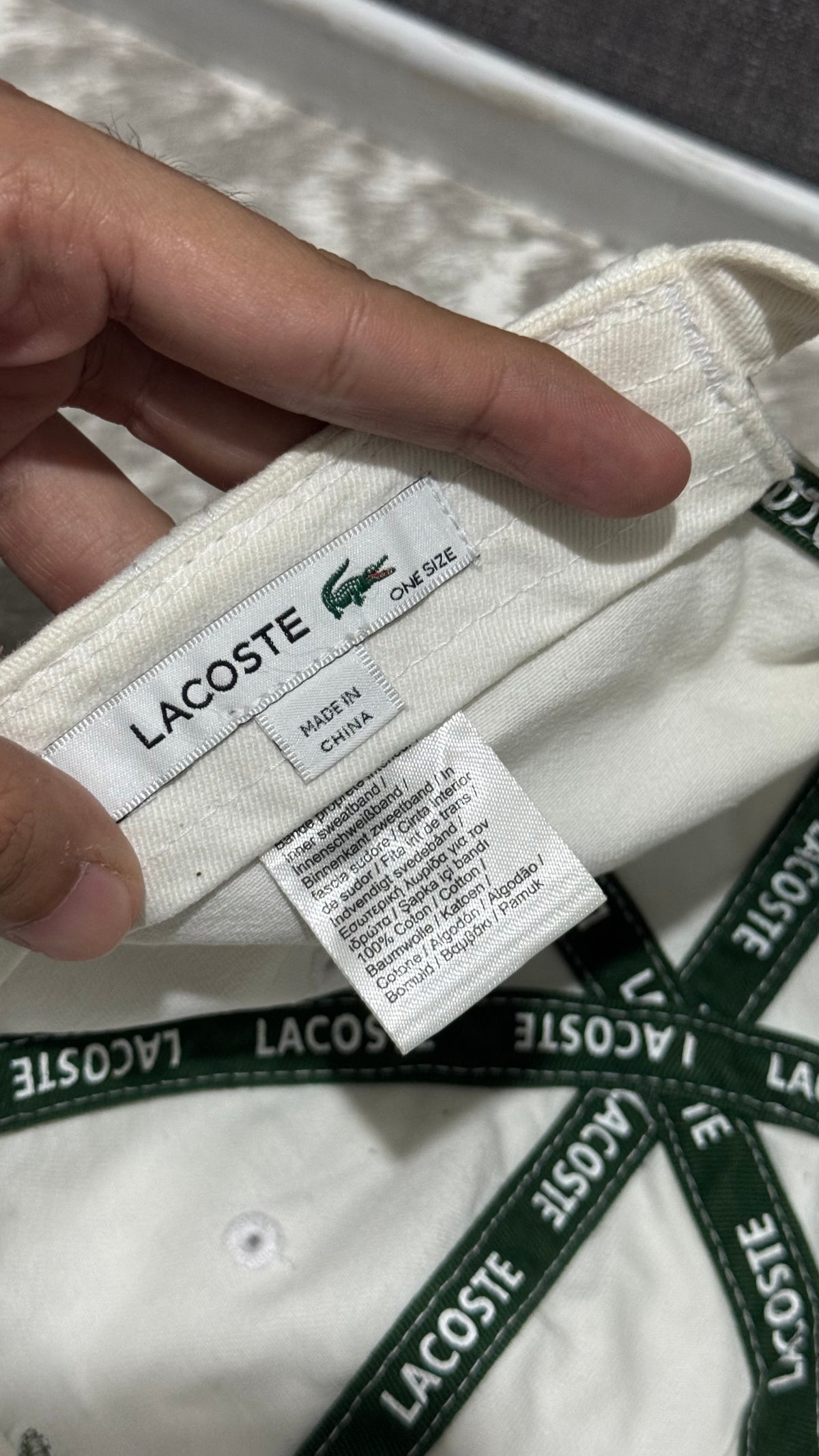 Lacoste Big Front Logo Cap