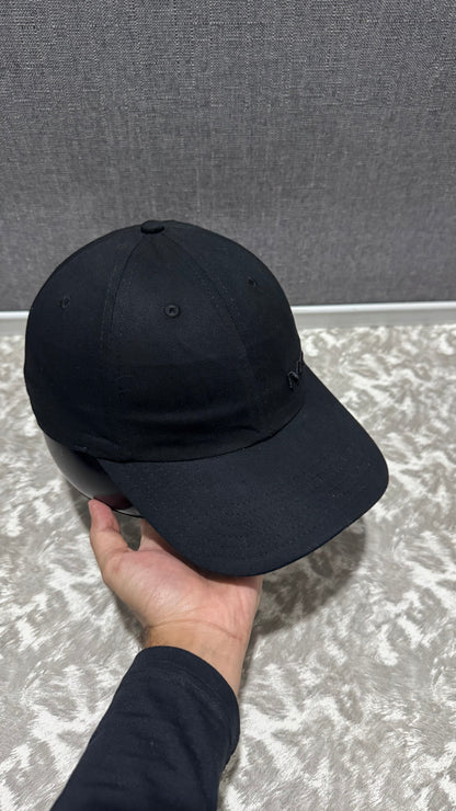 MK Triple Black Cotton Chino Baseball Cap