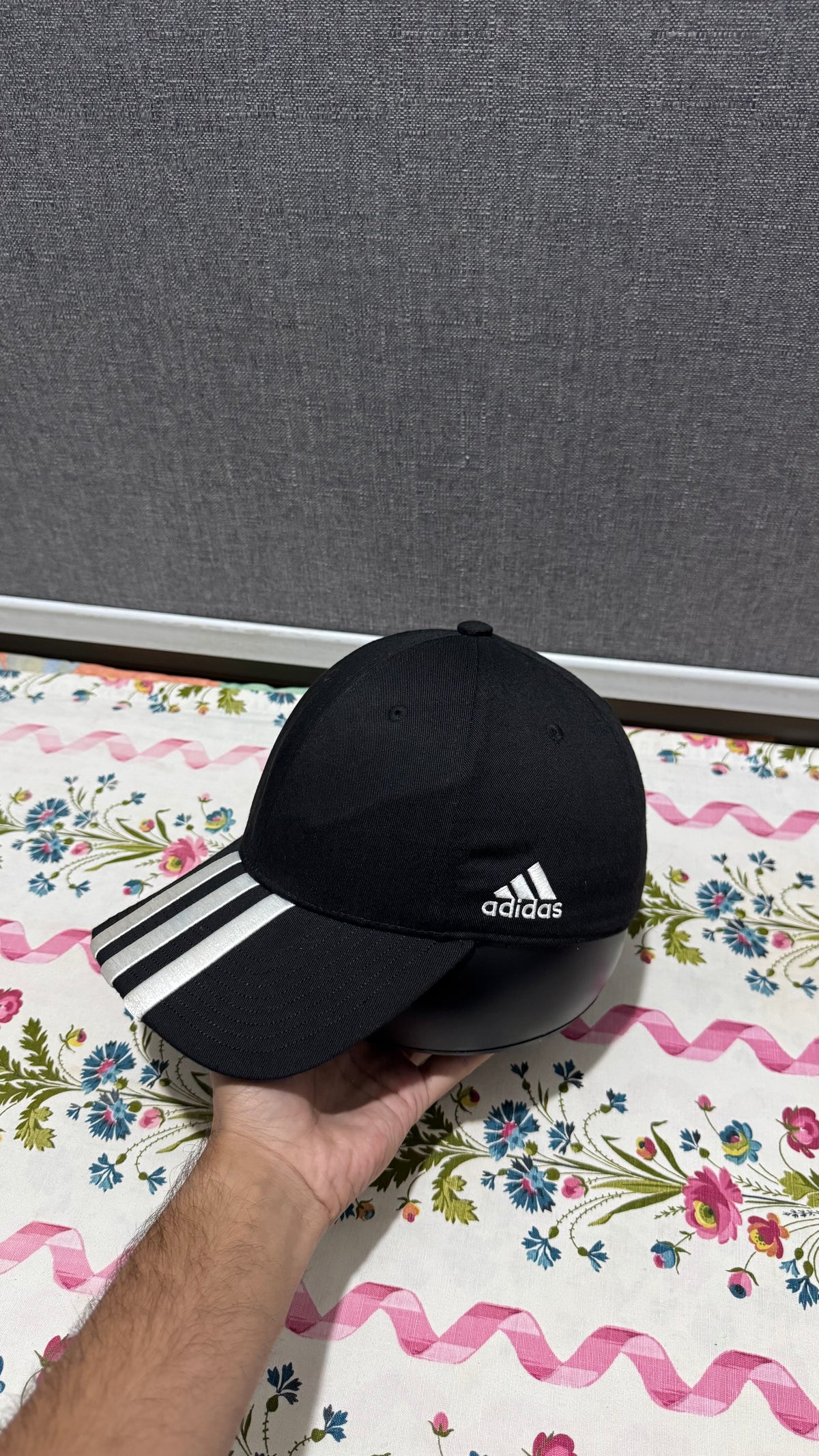 Adidas 3 Stripes Cotton Chino Baseball Cap