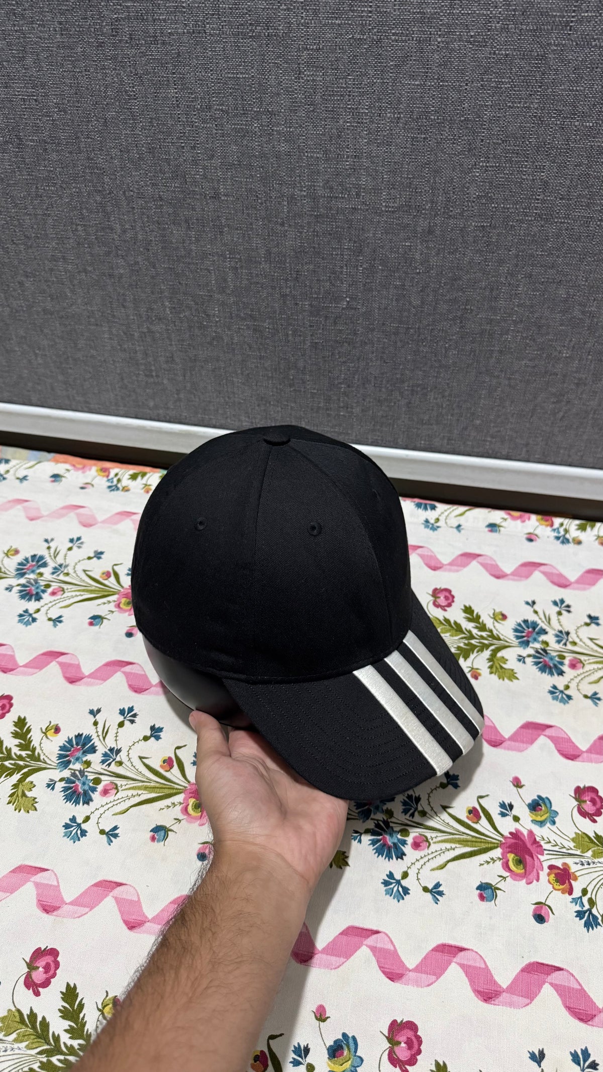 Adidas 3 Stripes Cotton Chino Baseball Cap