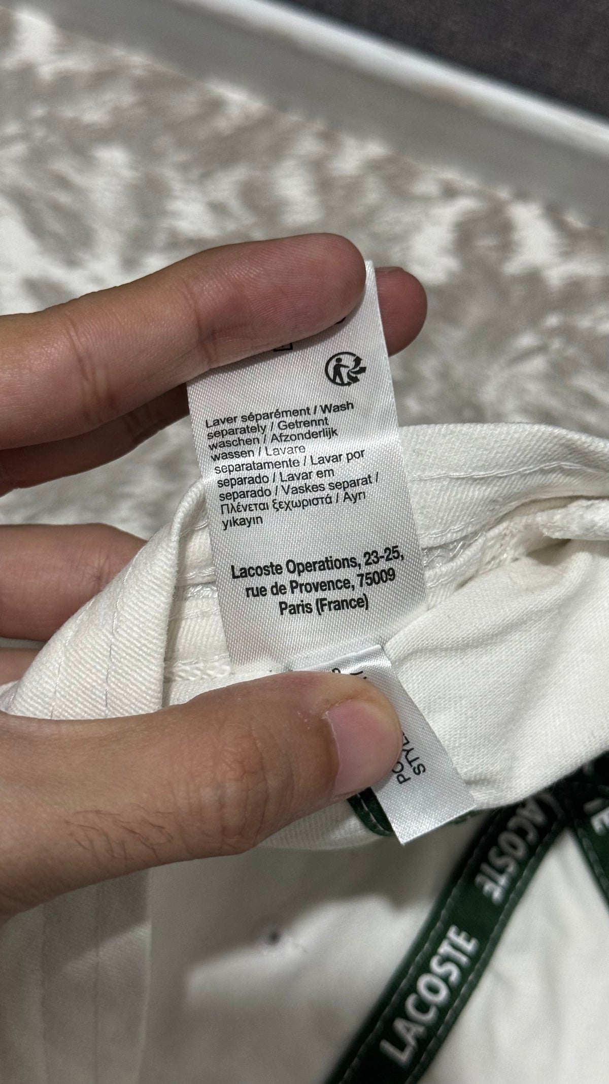 Lacoste Big Front Logo Cap