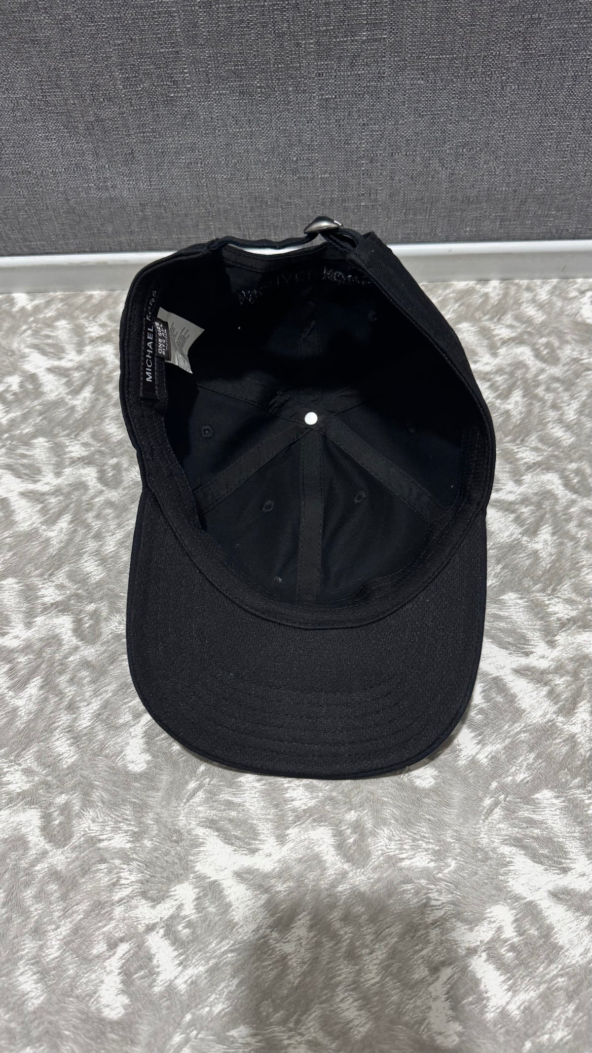 MK Triple Black Cotton Chino Baseball Cap