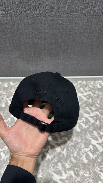 MK Triple Black Cotton Chino Baseball Cap